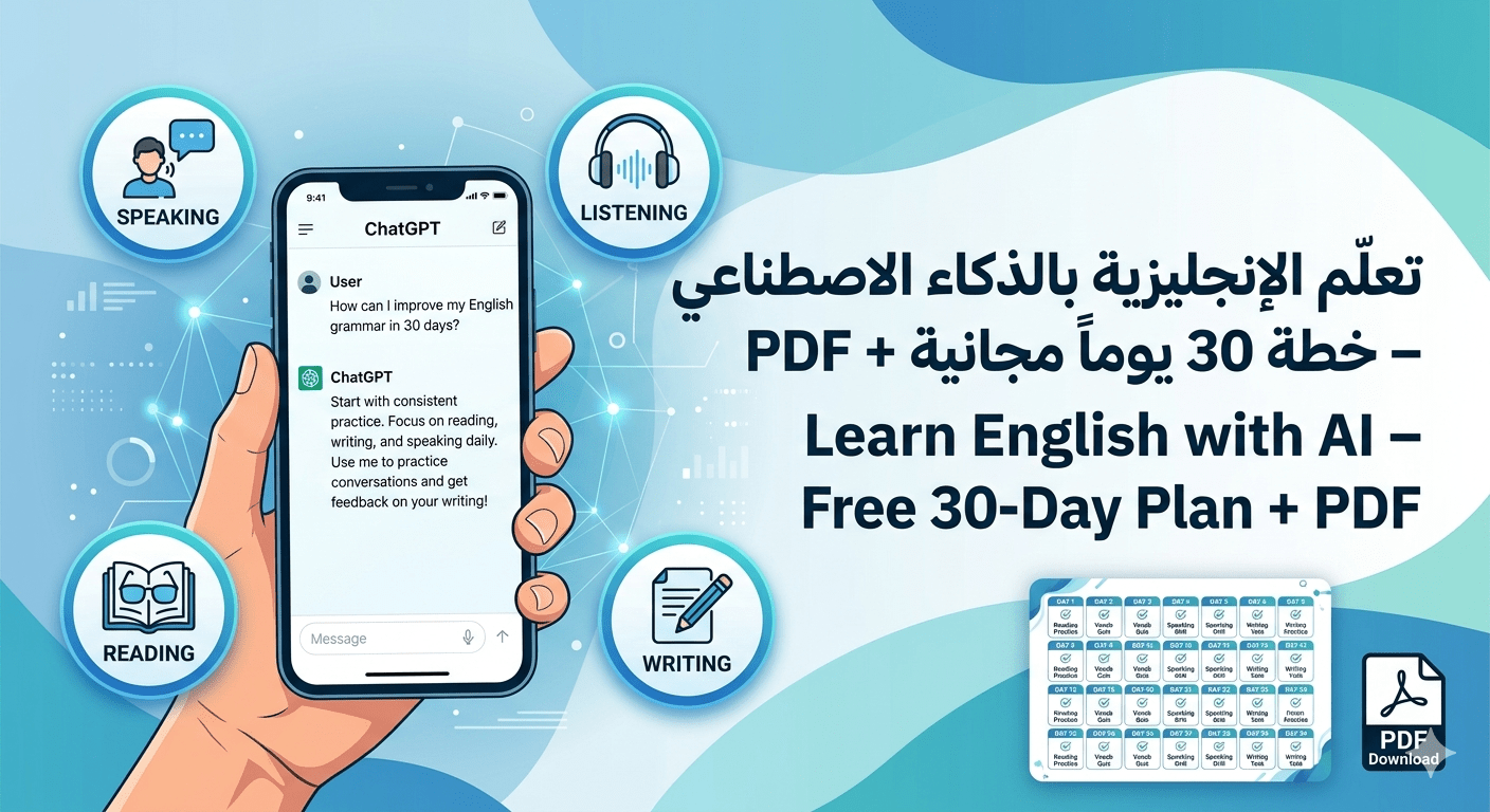كيفية تعلم الانجليزي بالذكاء الاصطناعي