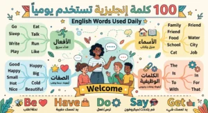 اهم 100 كلمة في اللغة الانجليزية