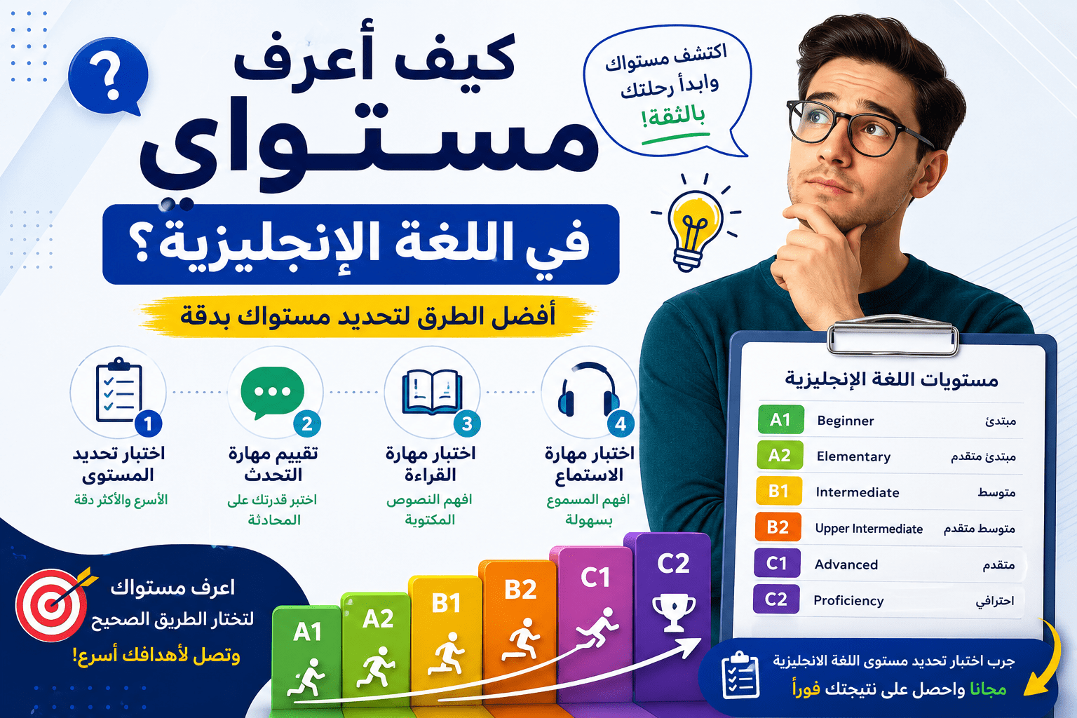 كيف تعرف مستواك