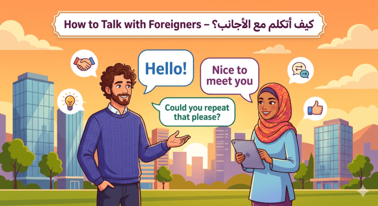 كيف اتكلم انجليزي مع الاجانب