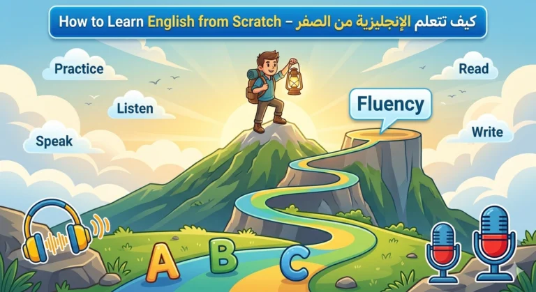 how to learn english from zero