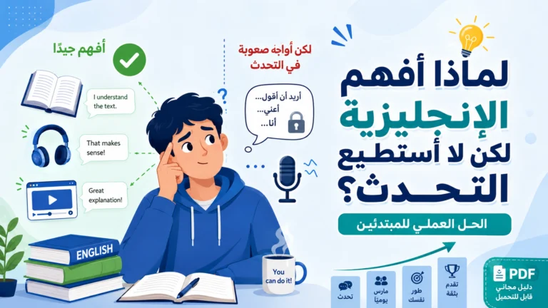 لماذا أفهم الإنجليزية لكن لا أستطيع التحدث؟